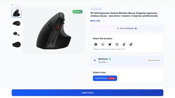 iBudCares product screenshot